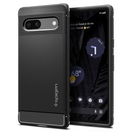 Spigen Rugged Armor - Etui do Google Pixel 7A (Czarny)