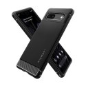 Spigen Rugged Armor - Etui do Google Pixel 7A (Czarny)