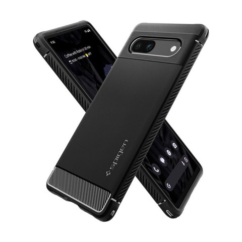 Spigen Rugged Armor - Etui do Google Pixel 7A (Czarny)