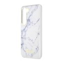 Guess Marble Collection - Etui Samsung Galaxy S23 (biały)