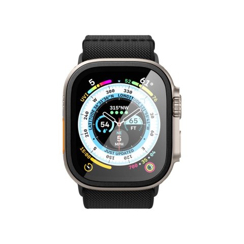 Spigen Glas.TR Slim Pro - Szkło hartowane do Apple Watch Ultra 49 mm (Czarny)