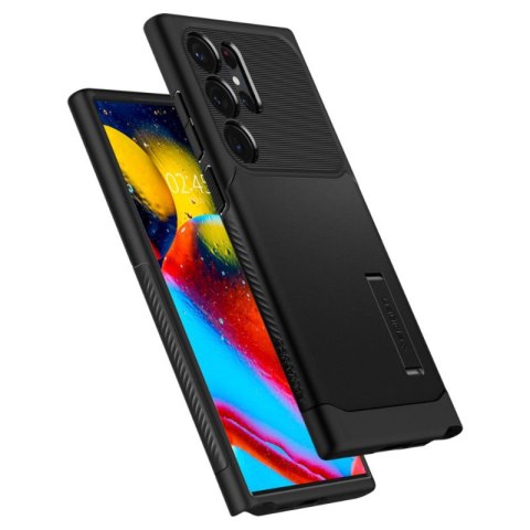 Spigen Slim Armor - Etui do Samsung Galaxy S23 Ultra (Czarny)