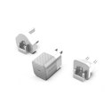 Energizer Ultimate - Ładowarka sieciowa podróżna Multiplug EU / UK / US GaN USB-C 20W PD (Srebrny)