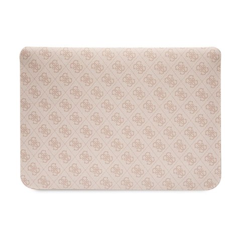 Guess 4G Stripe Metal Logo Computer Sleeve - Etui na notebooka 14" (Różowy)