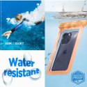Spigen A601 Universal Waterproof Case - Etui do smartfonów do 6.9" (Morelowy)