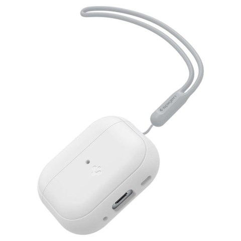 Spigen Silicone Fit Strap - Etui do Apple AirPods Pro 1 / 2 (Biały / Szary)