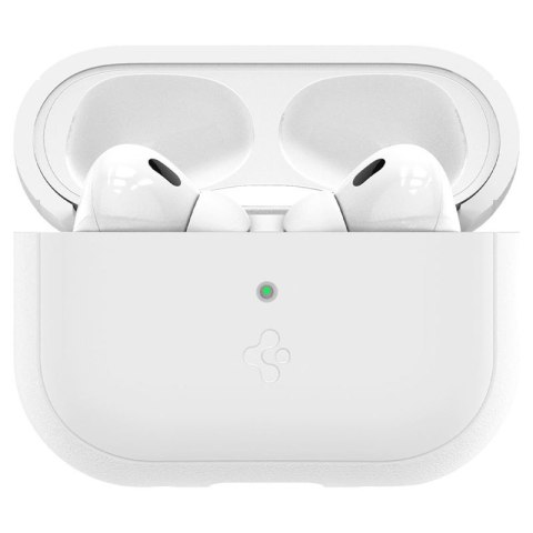 Spigen Silicone Fit Strap - Etui do Apple AirPods Pro 1 / 2 (Biały / Szary)