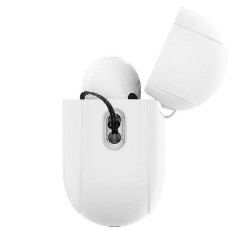 Spigen Silicone Fit Strap - Etui do Apple AirPods Pro 1 / 2 (Biały / Szary)