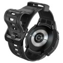 Spigen Rugged Armor Pro - Pasek + etui do Samsung Galaxy Watch 6 44 mm (Czarny)