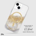 Case-Mate Karat MagSafe - Etui iPhone 15 / iPhone 14 / iPhone 13 zdobione złotem (Marble)