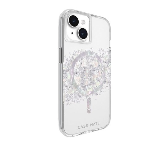 Case-Mate Karat MagSafe - Etui iPhone 15 / iPhone 14 / iPhone 13 zdobione naturalną masą perłową (A Touch of Pearl)