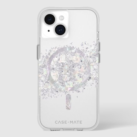 Case-Mate Karat MagSafe - Etui iPhone 15 / iPhone 14 / iPhone 13 zdobione naturalną masą perłową (A Touch of Pearl)