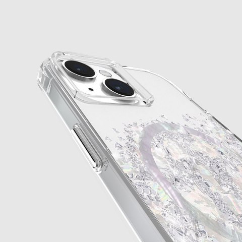Case-Mate Karat MagSafe - Etui iPhone 15 / iPhone 14 / iPhone 13 zdobione naturalną masą perłową (A Touch of Pearl)
