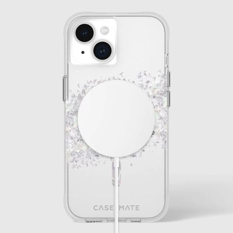 Case-Mate Karat MagSafe - Etui iPhone 15 / iPhone 14 / iPhone 13 zdobione naturalną masą perłową (A Touch of Pearl)