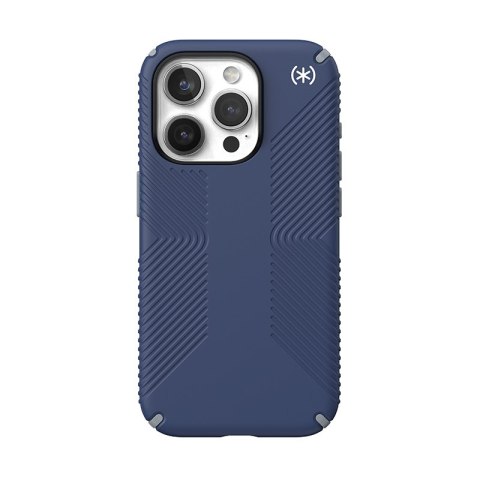 Speck Presidio2 Grip - Etui iPhone 15 Pro (Coastal Blue / Dust Grey / White)