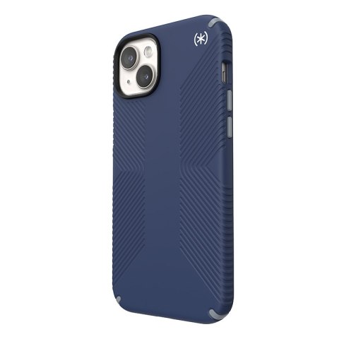 Speck Presidio2 Grip Magsafe - Etui iPhone 15 Plus / iPhone 14 Plus (Coastal Blue / Black / White)