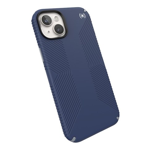 Speck Presidio2 Grip Magsafe - Etui iPhone 15 Plus / iPhone 14 Plus (Coastal Blue / Black / White)