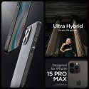 Spigen Ultra Hybrid - Etui do iPhone 15 Pro Max (Frost Black)