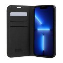 Karl Lagerfeld Booktype Saffiano Monogram - Etui iPhone 14 Pro (Czarny)