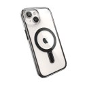 Speck Presidio Perfect-Clear ClickLock & MagSafe - Etui iPhone 16e / iPhone 15 / iPhone 14 / iPhone 13 (Clear / Frosted Black / 