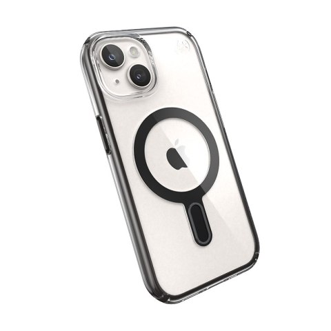 Speck Presidio Perfect-Clear ClickLock & MagSafe - Etui iPhone 16e / iPhone 15 / iPhone 14 / iPhone 13 (Clear / Frosted Black / 