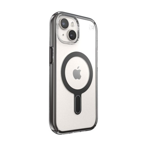 Speck Presidio Perfect-Clear ClickLock & MagSafe - Etui iPhone 16e / iPhone 15 / iPhone 14 / iPhone 13 (Clear / Frosted Black / 