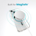 Speck Presidio Perfect-Clear MagSafe - Etui iPhone 16e / iPhone 15 / iPhone 14 / iPhone 13 (Clear / Chrome Finish / Serene Silve