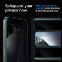 Spigen GLAS.TR EZ FIT Privacy 2-Pack - Szkło hartowane z filtrem prywatyzującym do iPhone 15 Pro Max 2 szt