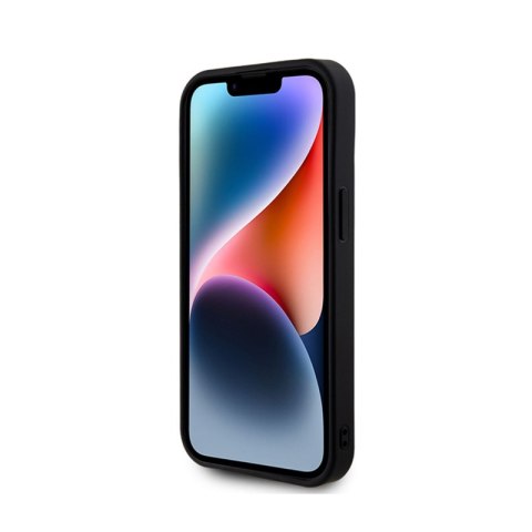 Guess Rhinestone Metal Logo - Etui iPhone 15 (różowy)