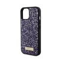 Guess Rhinestone Metal Logo - Etui iPhone 15 (różowy)