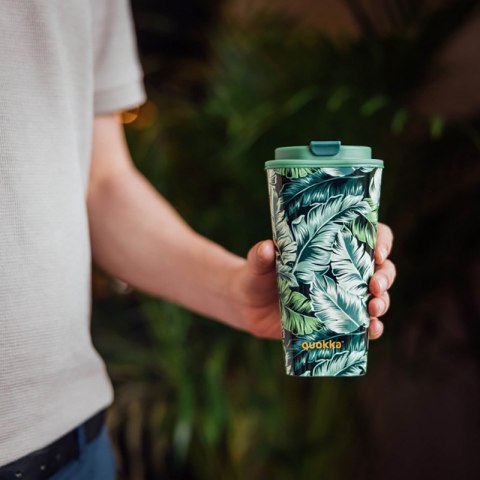 Quokka Vaso Cafe Doble Pared - Kubek z podwójnymi ściankami 450 ml (Jungle)