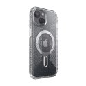 Speck Presidio Lux Grip ClickLock & MagSafe - Etui iPhone 16e / iPhone 15 / iPhone 14 / iPhone 13 (Clear / Platinium Glitter / C