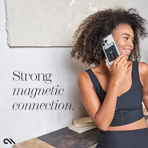 Case-Mate Magnetic 3 in 1 Wallet MagSafe - Portfel magnetyczny z funkcją standu (Black)