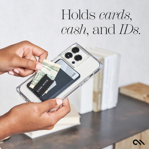 Case-Mate Magnetic 3 in 1 Wallet MagSafe - Portfel magnetyczny z funkcją standu (Black)