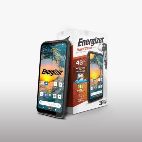 Energizer HardCase H620S - Smartfon pancerny rugged 4GB RAM 64GB 6,2" 4G LTE Dual Sim EU (Czarny)