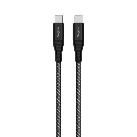 Energizer Ultimate - Kabel połączeniowy USB-C do USB-C 100W 2m (Czarny)
