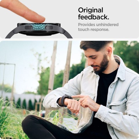 Spigen GLAS.TR EZ FIT 2-Pack - Szkło hartowane do Samsung Galaxy Watch 6 40 mm (2 szt)