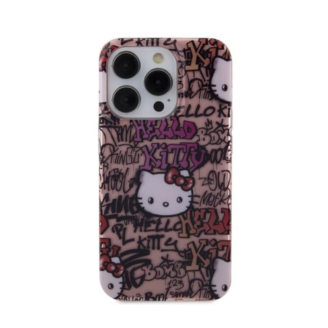 Hello Kitty IML Tags Graffiti - Etui iPhone 14 Pro (różowy)