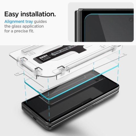 Spigen Glas.TR EZ Fit 2-Pack - Szkło hartowane do Samsung Galax Z Fold 5 (2 sztuki)