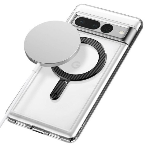 Spigen OneTap Ring Magnetic MagSafe Plate - Uniwersalny pierścień magnetyczny na etui / smartfona (Carbon)
