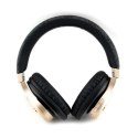 Guess 4G Script Metal Logo - Bezprzewodowe słuchawki nauszne Bluetooth V5.3 (czarny)