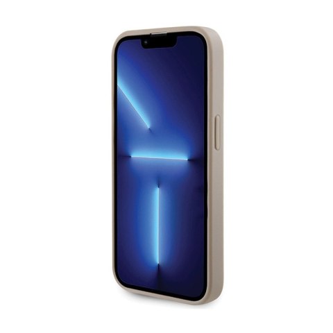 Guess 4G Strass Metal Logo - Etui iPhone 15 Pro (złoty)