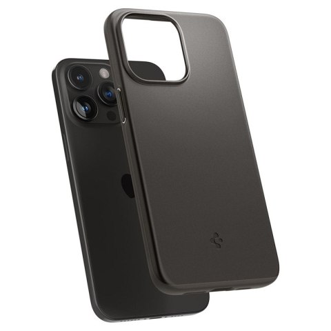 Spigen Thin Fit - Etui do iPhone 15 Pro Max (Gunmetal)