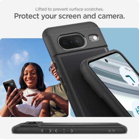 Spigen Ultra Hybrid - Etui do Google Pixel 8 (Czarny)