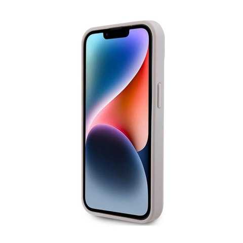 Guess Crossbody 4G Metal Logo - Etui iPhone 15 Plus (różowy)