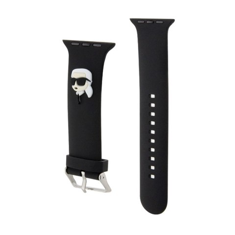 Karl Lagerfeld 3D Rubber Karl Head NFT - Pasek do Apple Watch 38/40/41 mm (czarny)
