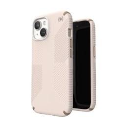 Speck Presidio2 Grip - Etui iPhone 16e / iPhone 15 / iPhone 14 / iPhone 13 (Bleached Bone / Heirloom Gold / Hazel Brown)