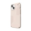 Speck Presidio2 Grip - Etui iPhone 16e / iPhone 15 / iPhone 14 / iPhone 13 (Bleached Bone / Heirloom Gold / Hazel Brown)