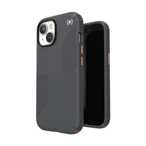 Speck Presidio2 Grip - Etui iPhone 17e / 16e / 15 / 14 / 13 (Charcoal Grey / Cool Bronze / White)