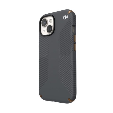Speck Presidio2 Grip - Etui iPhone 17e / 16e / 15 / 14 / 13 (Charcoal Grey / Cool Bronze / White)